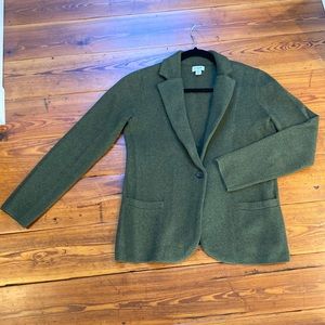 J crew sweater blazer